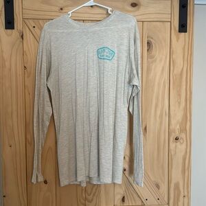 Ron Jon Surf Shop light weight long sleeve. Size Large and light cream color.